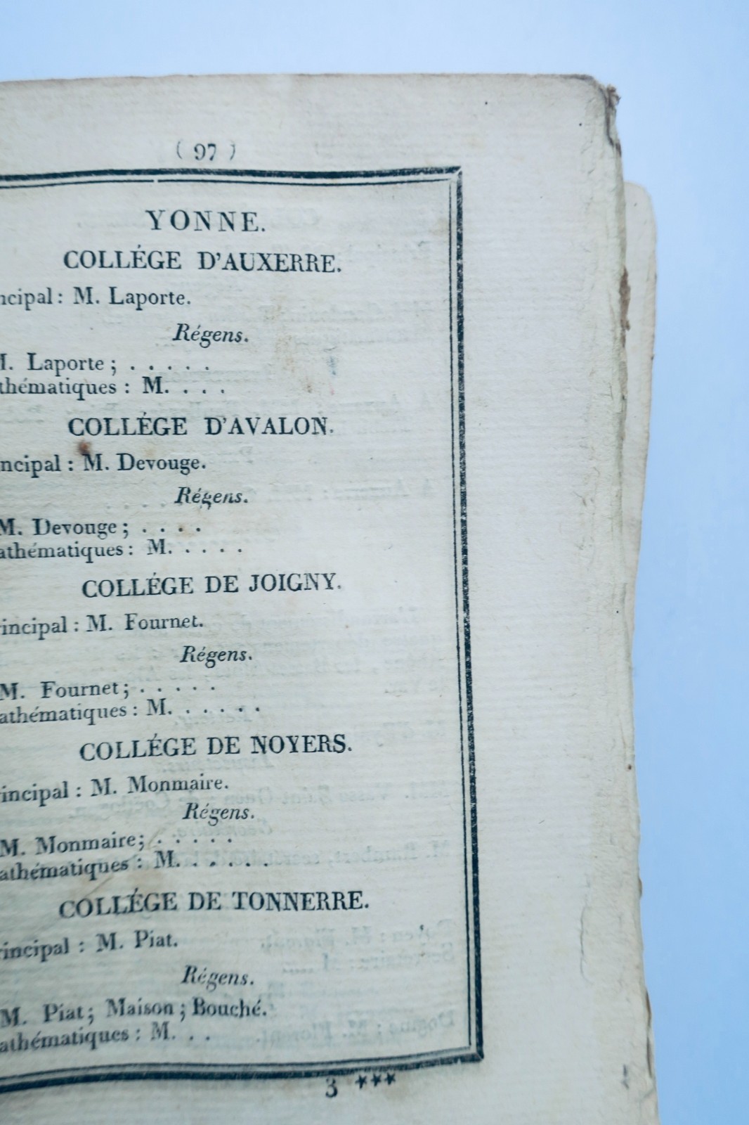 napoléon ALMANACH de l’Université impériale, année 1810 – Image 4