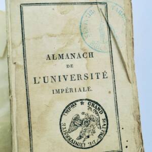 napoléon ALMANACH de l’Université impériale, année 1810