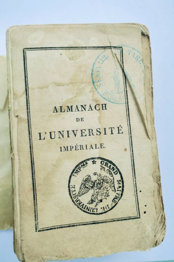 napoléon ALMANACH de l’Université impériale, année 1810