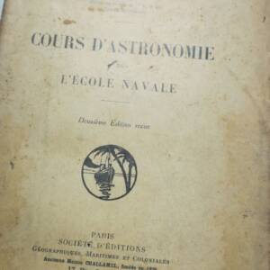 海軍大学校教本：マルゲ Naval MARGUET 天文学講義 1926年