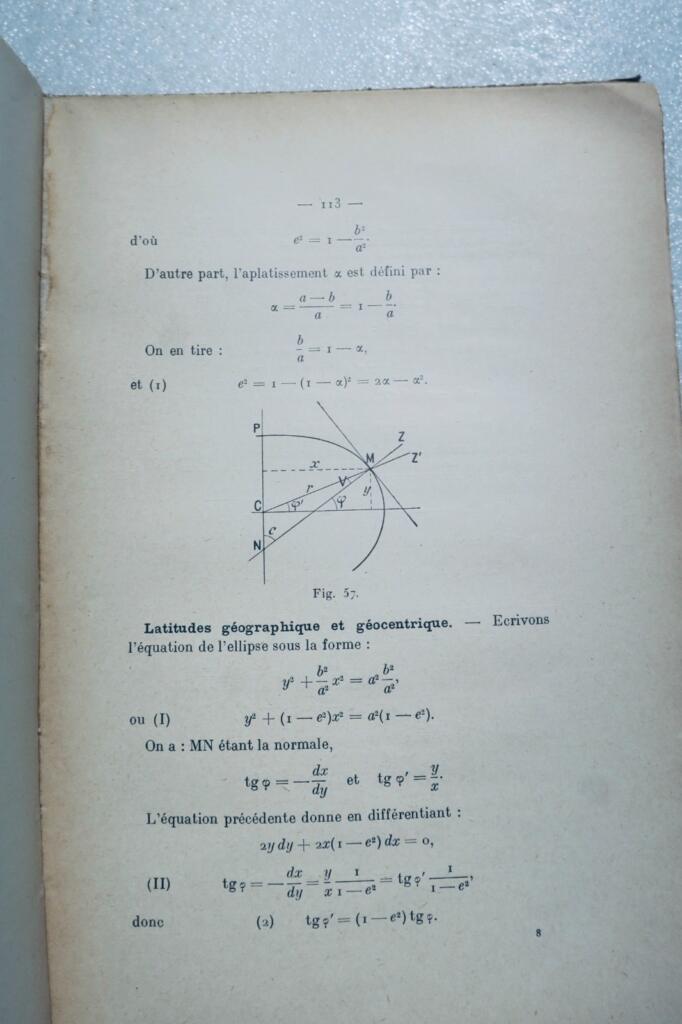 Maritimer MARGUET Cours d'astronomie de l'école navale 1926