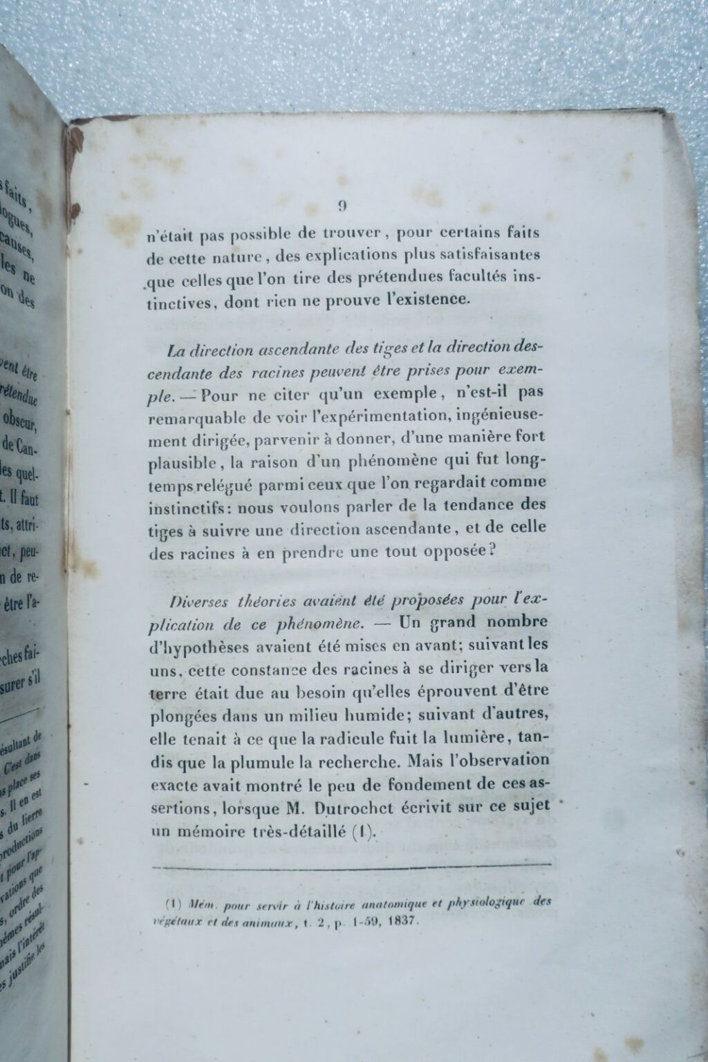 臭氧 迪梅里尔 《气味：其性质与生理作用》 1843年