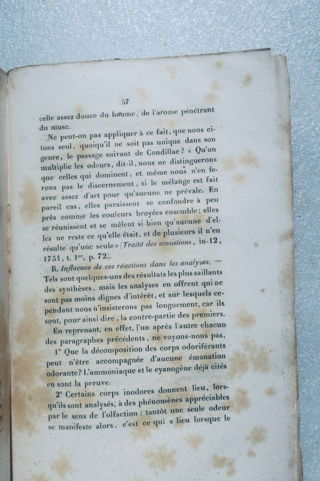 臭氧 迪梅里尔 《气味：其性质与生理作用》 1843年