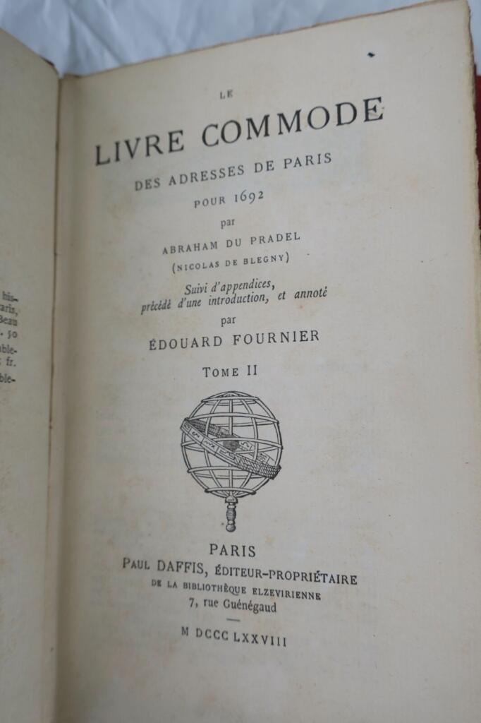 Practical Address Book of Paris