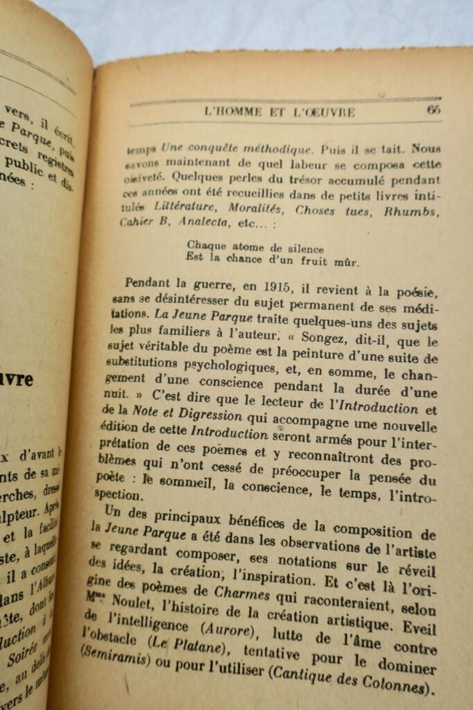 PAUL VALÉRY – DER MENSCH UND DAS WERK