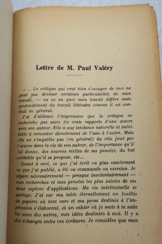 PAUL VALÉRY – DER MENSCH UND DAS WERK