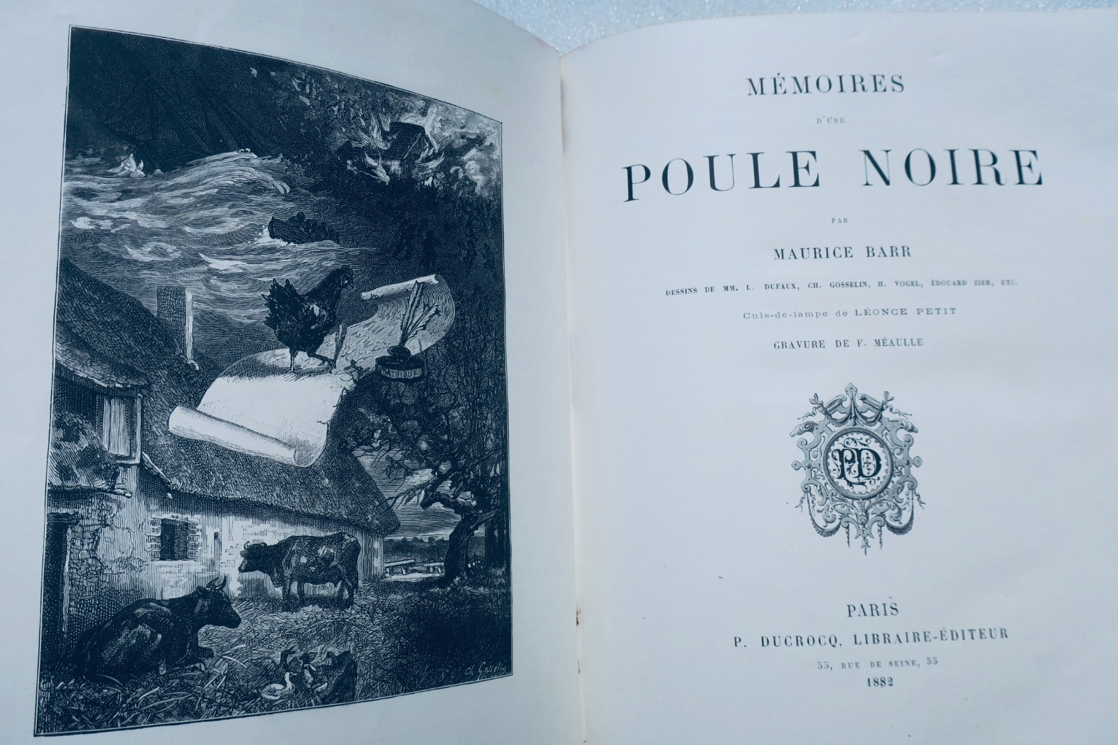 Memoirs of a Black Hen, illustrated by Vogel, quarto, 1890s