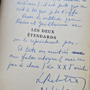 Rebatet The Two Standards, novel NRF + inscription