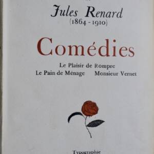 Jules Renard, *Comédies sur vergé*