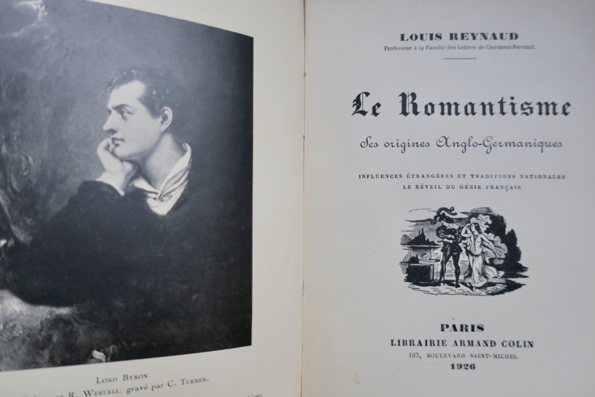 Reynaud: Le romantisme, ses origines anglo-germaniques – ausländische Einflüsse