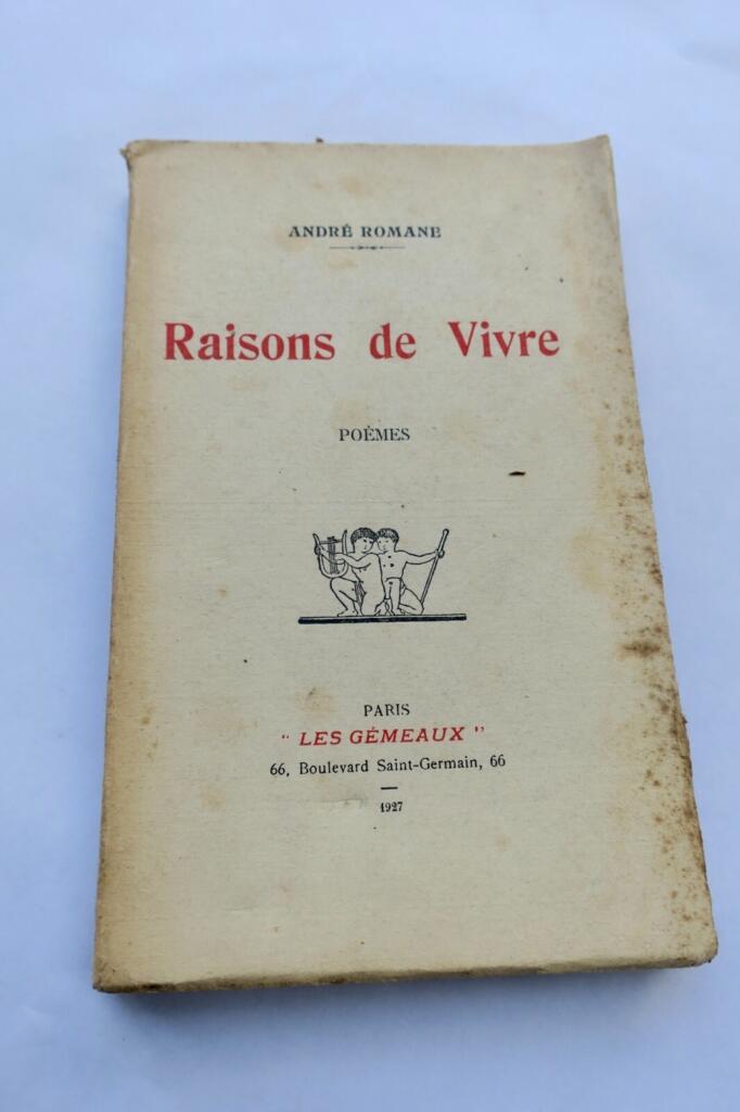Romane Reasons for living + inscribed