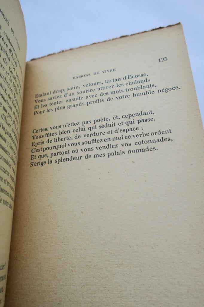 Romane Reasons for living + inscribed