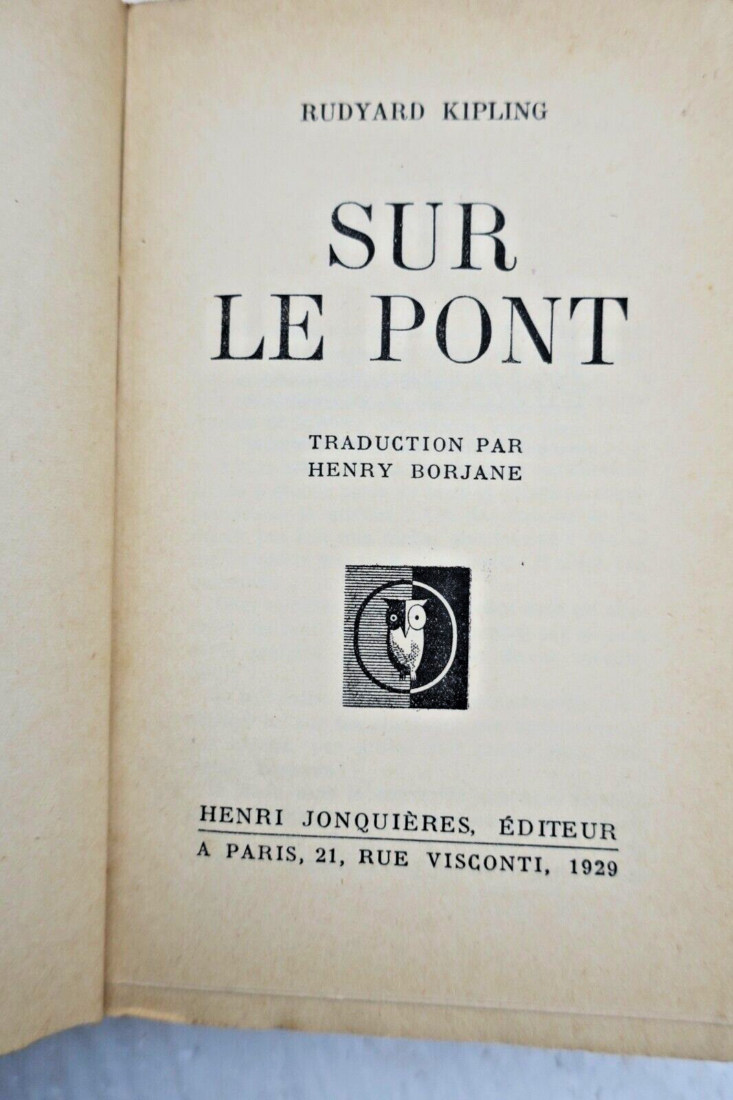 Rudyard Kipling Auf der Brücke