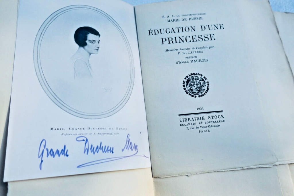 Russie S.A.I. DIE GROSSFÜRSTIN MARIE VON RUSSLAND ERZIEHUNG EINER PRINZESSIN 1931