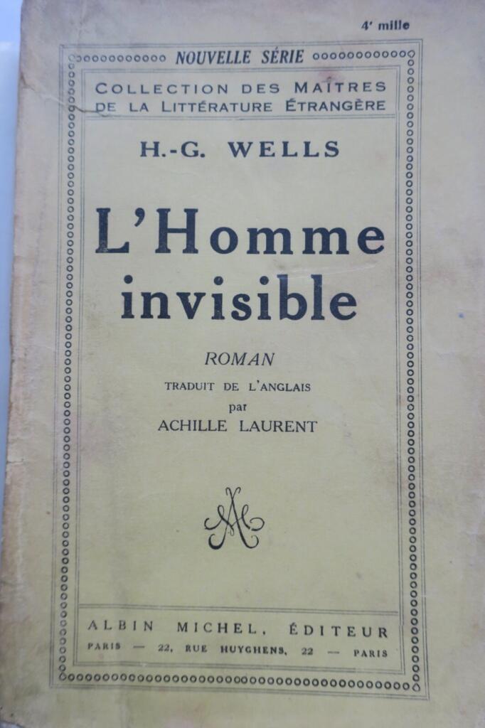SF WELLS H.G. L HOMME INVISIBLE 1932