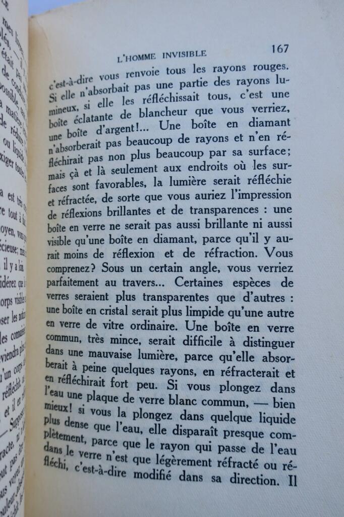 SF WELLS H.G. L HOMME INVISIBLE 1932