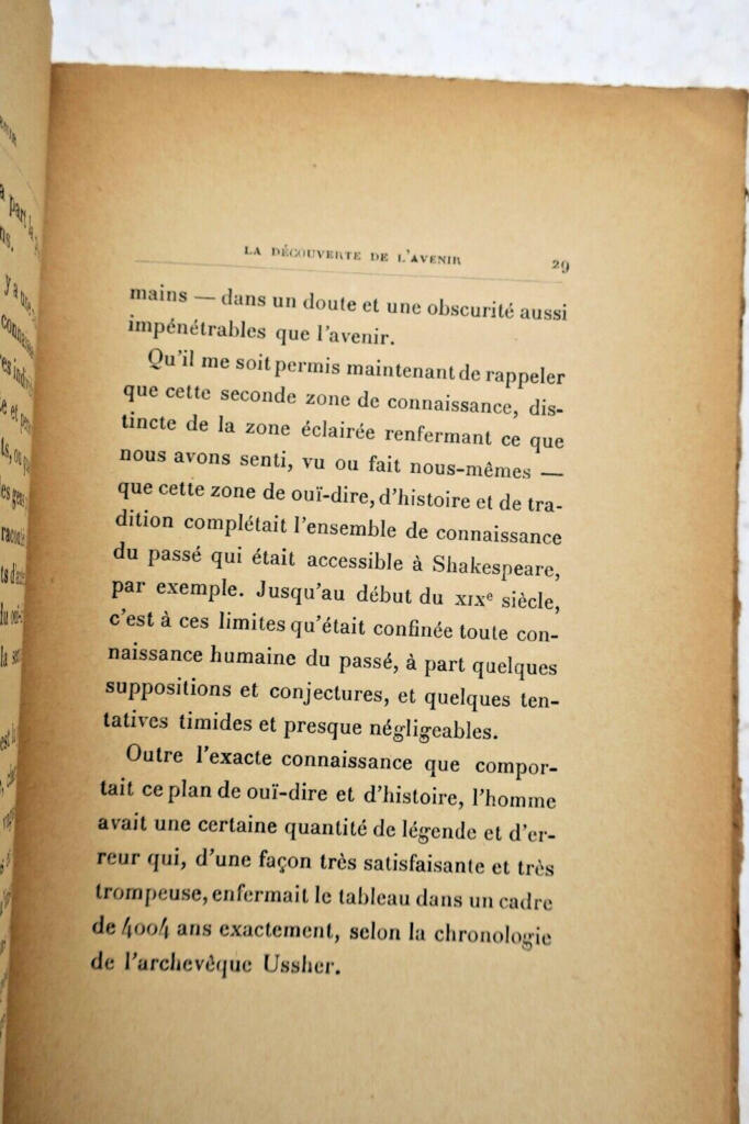 SF Wells H.-G. La découverte de l&rsquo;avenir EO
