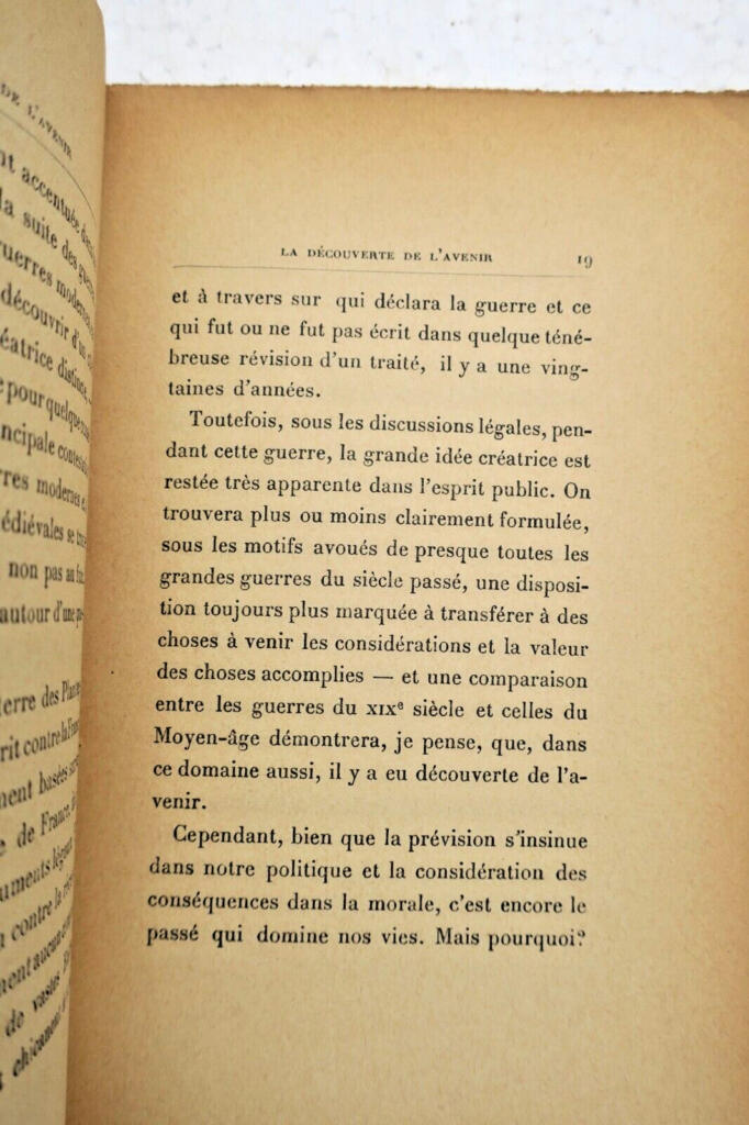 SF Wells H.-G. La découverte de l&rsquo;avenir EO