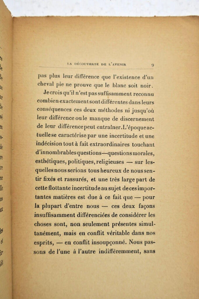 SF Wells H.-G. La découverte de l&rsquo;avenir EO