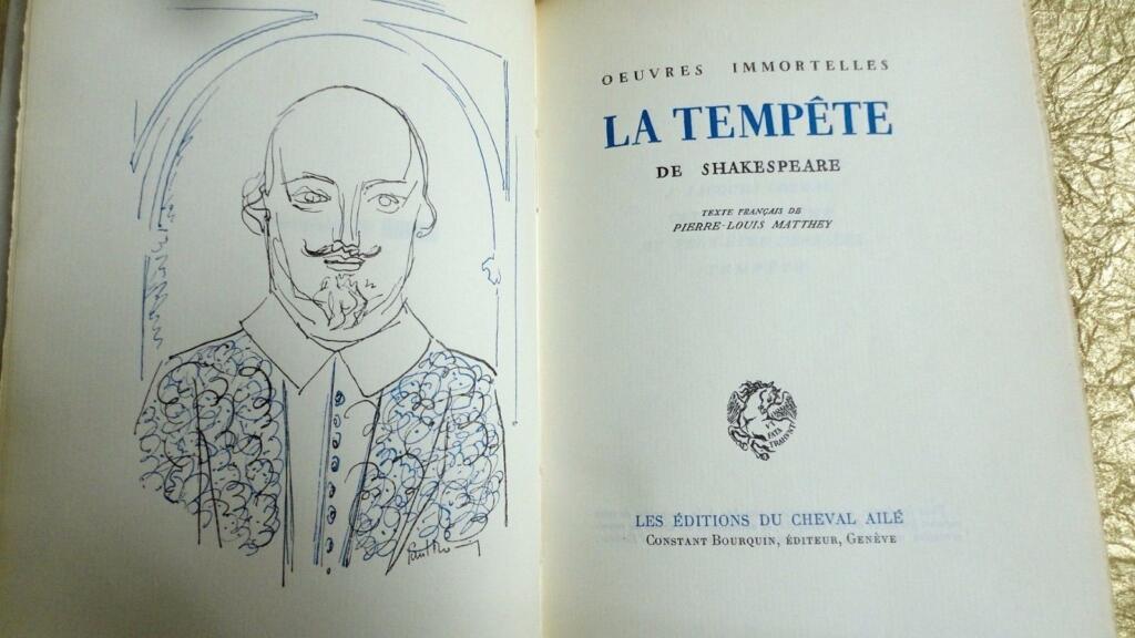 SHAKESPEARE William : La tempête * A L&rsquo;Enseigne du Cheval