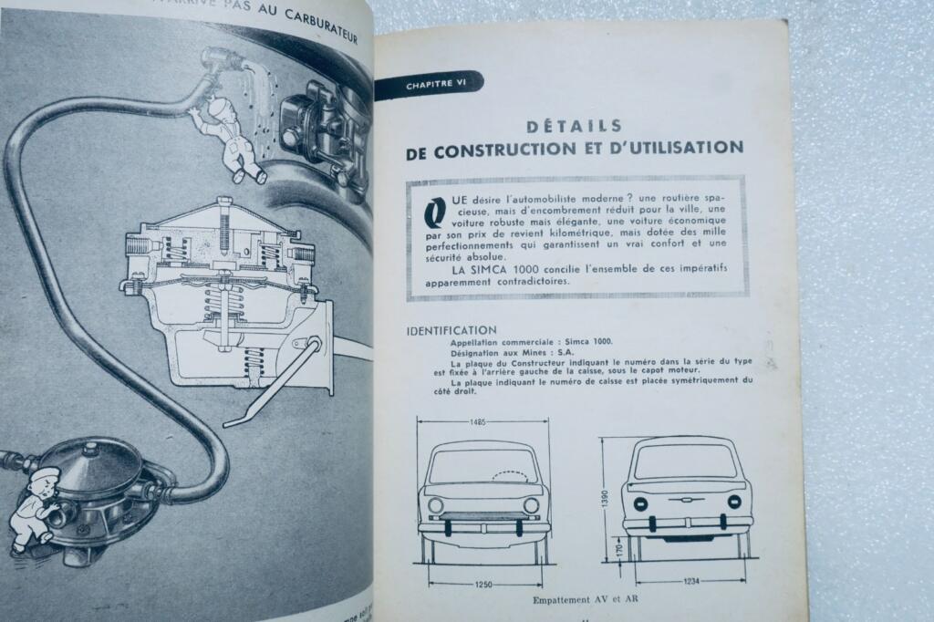 SIMCA. Your Simca 1000 all models. The only technical and practical guide 1966