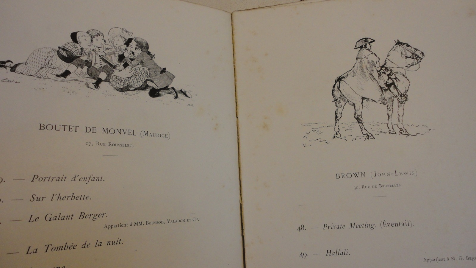Société d'aquarellistes français.1888, 10 ème exposition. – Image 5