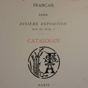 Société d'aquarellistes français.1888, 10 ème exposition.