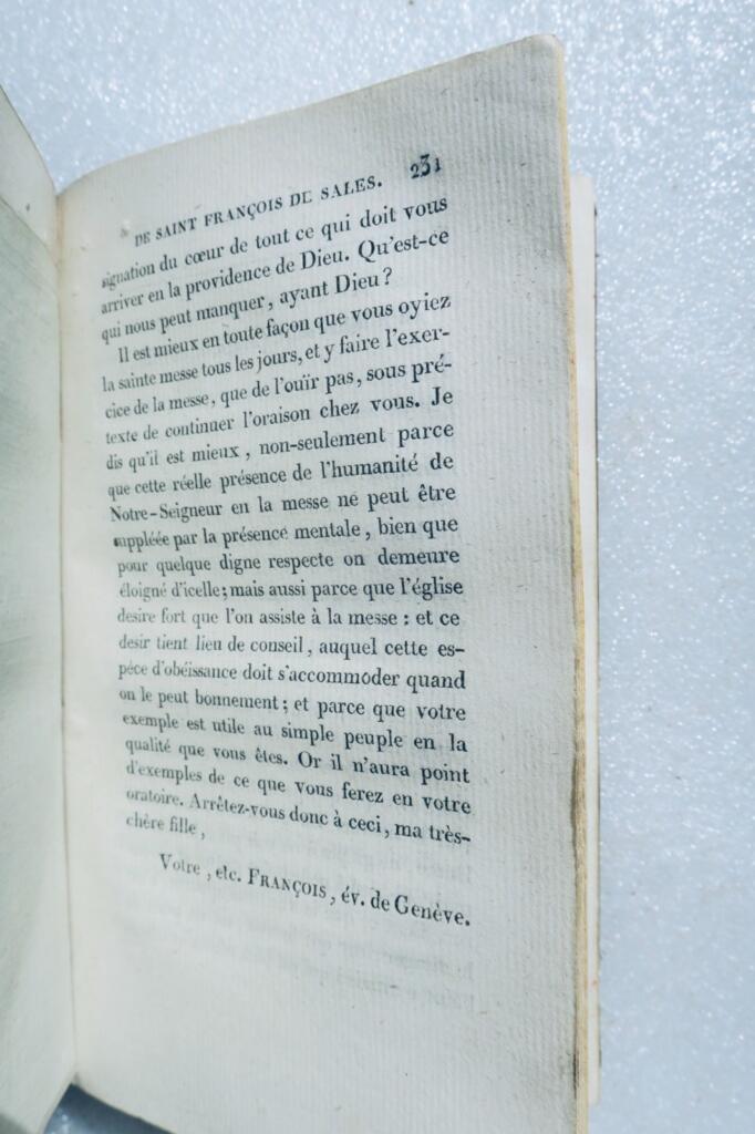 St François Lettres de S. François de Sales adressées à des gens du monde 1803