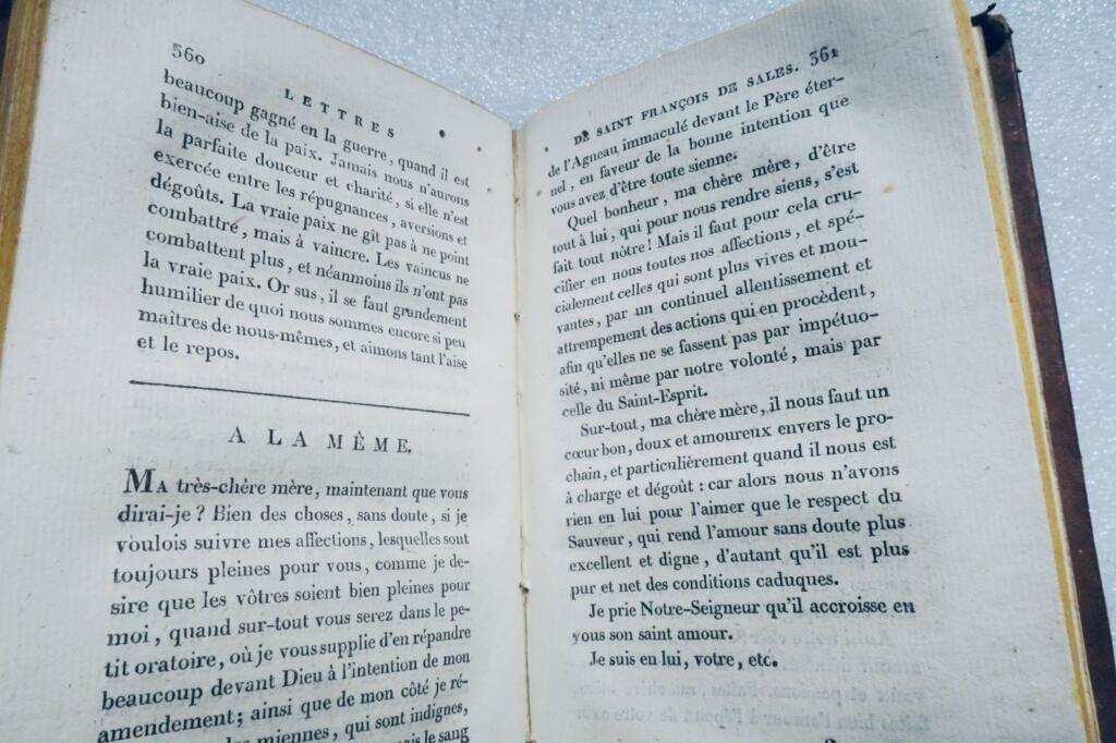 St François Lettres de S. François de Sales adressées à des gens du monde 1803