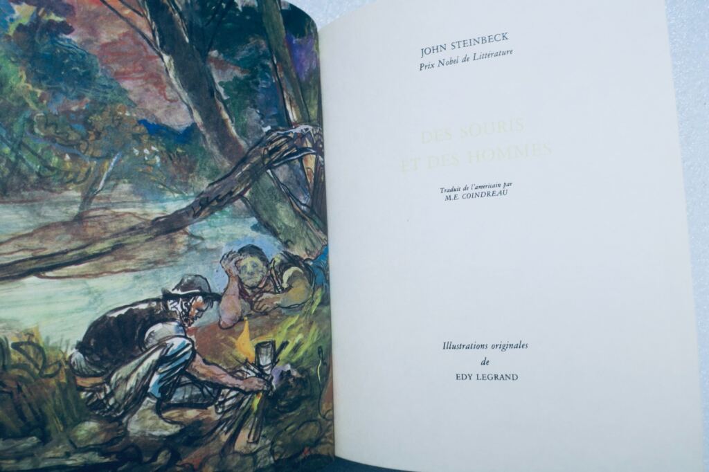 STEINBECK Rombaldi raisins de la colère, grande vallée, souris et des hommes