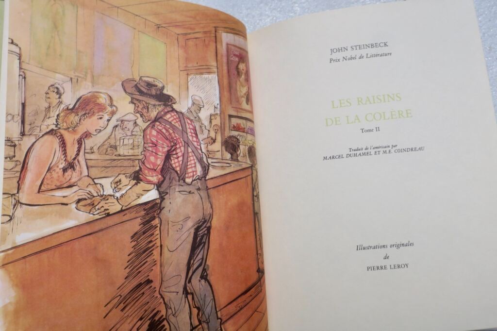 STEINBECK Rombaldi raisins de la colère, grande vallée, souris et des hommes