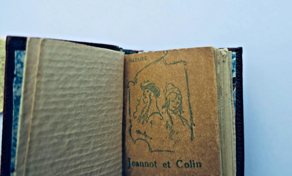 Steinlen Voltaire Jeannot & Colin 1895. 微型 33 x 39 mm. mini
