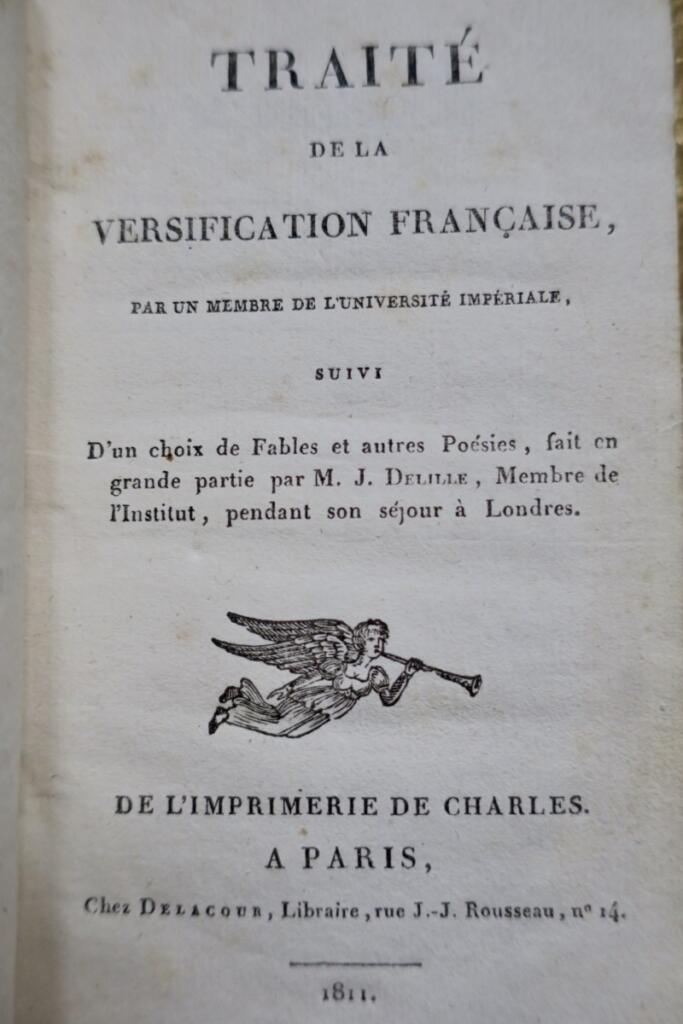 Traktat über die Versifikation 1811