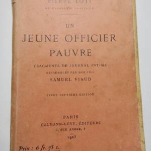 A young impoverished officer Pierre Loti EO