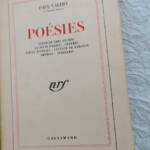 VALERY Poésies. Albums de vers anciens – La Jeune Parque – charmes – Pièces… - La Librairie Antique