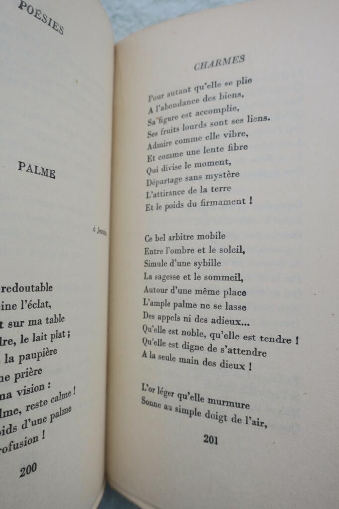 VALERY Poésies. Albums de vers anciens - La Jeune Parque - Charmes - Pièces...