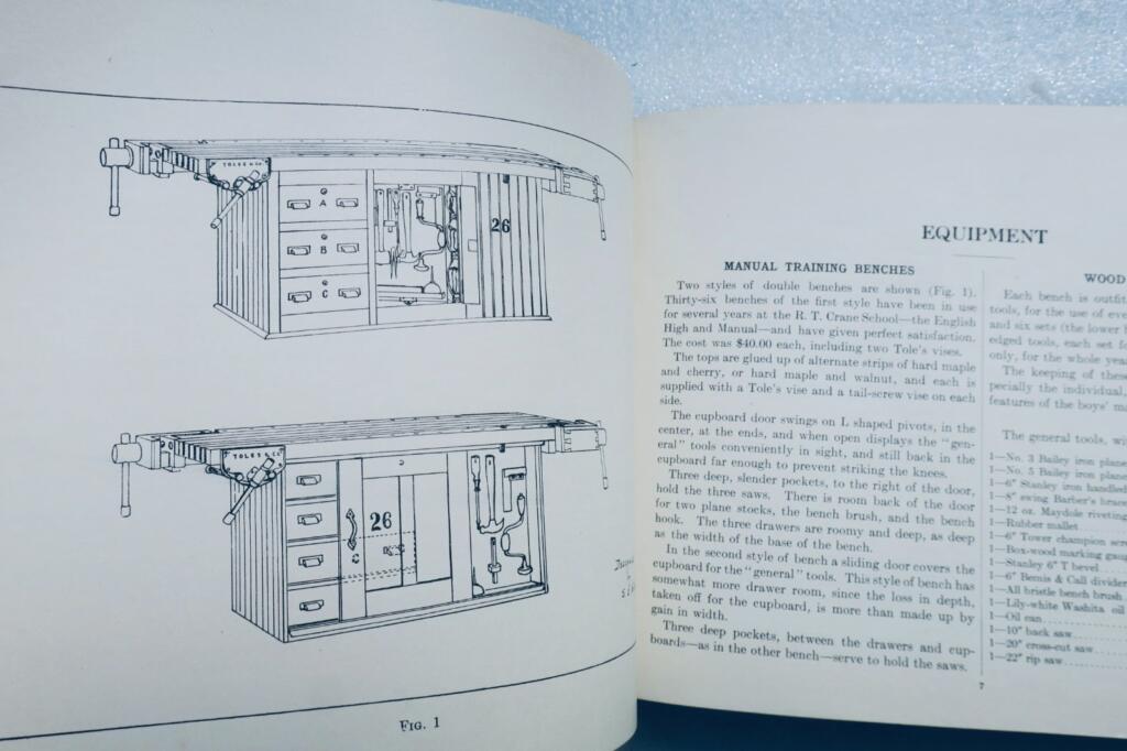 wood High School Manual Training Course in Woodwork
