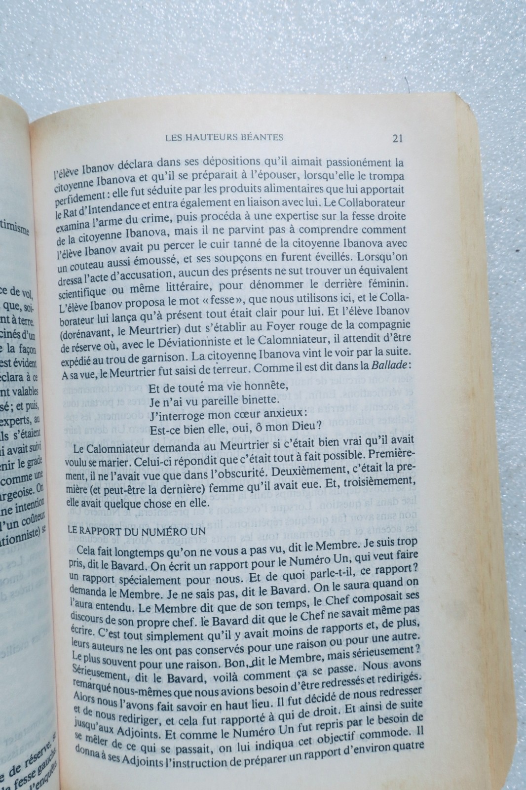 Zinowjew, Les Hauteurs Béantes. Der strahlende Zukunft, Notizen eines Nachtwächters...