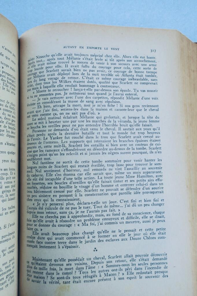 MITCHELL, Margaret Autant en emporte le vent. NRF 1939
