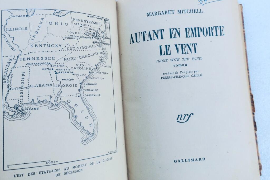 MITCHELL, Margaret Autant en emporte le vent. NRF 1939