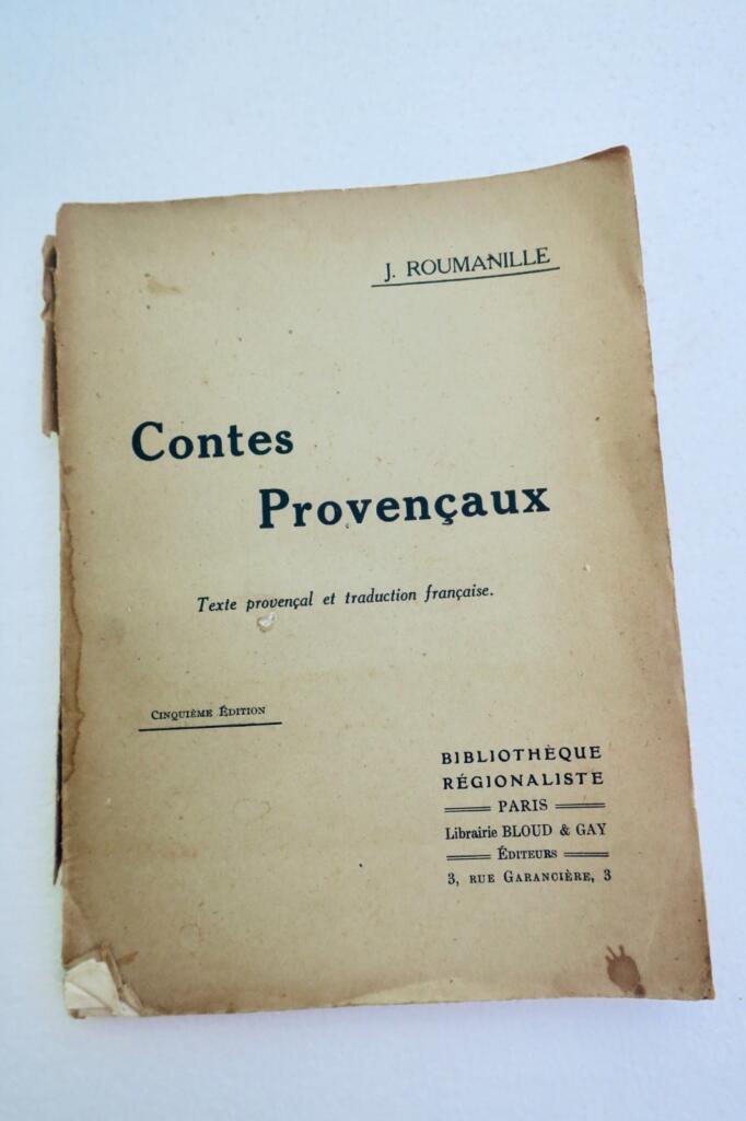 provence ROUMANILLE Contes Provençaux. Contes choisis, avec le texte