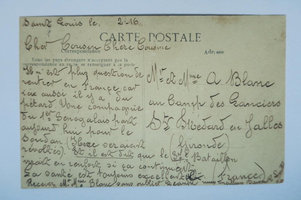 AFRIQUE OCCIDENTALE – Orchestre Indigène 1916
