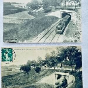 Agen – Pont – Canal über die Garonne und Midi-Linie Bordeaux–Sète