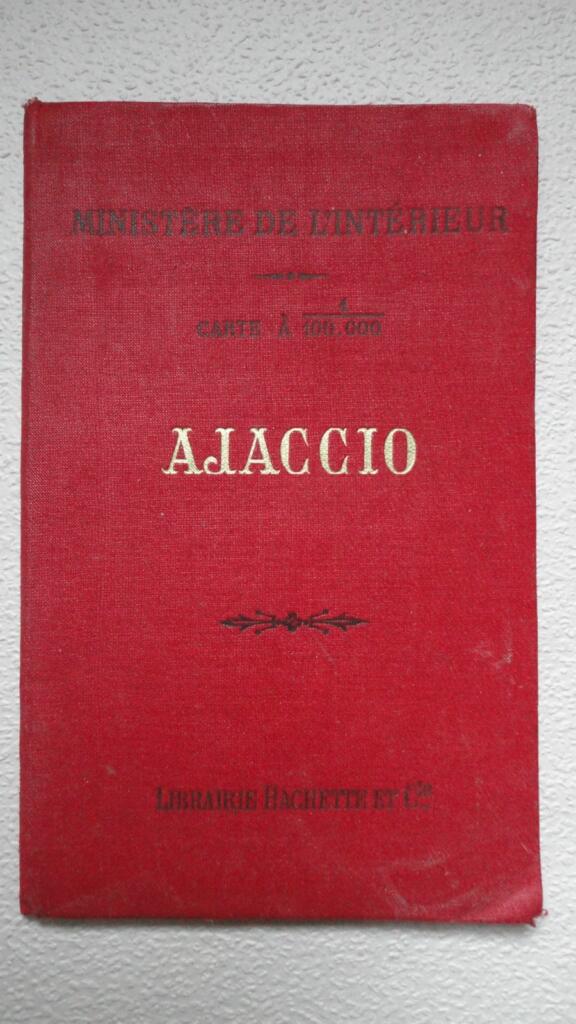 Ajaccio, hachette, 1893, 57 x 56 cm