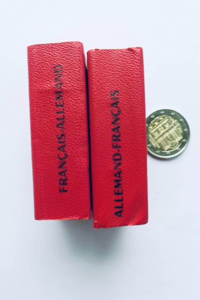 allemand-français & français-allemand dictionnaires Poucet 43 x 60 mm.