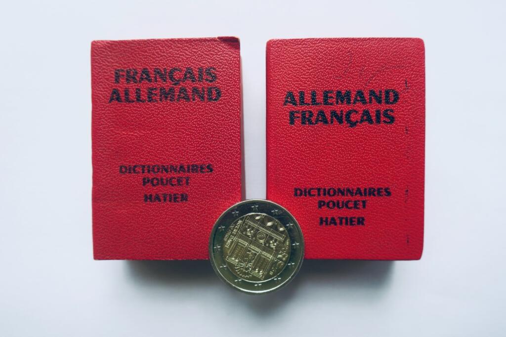 allemand-français & français-allemand dictionnaires Poucet 43 x 60 mm.