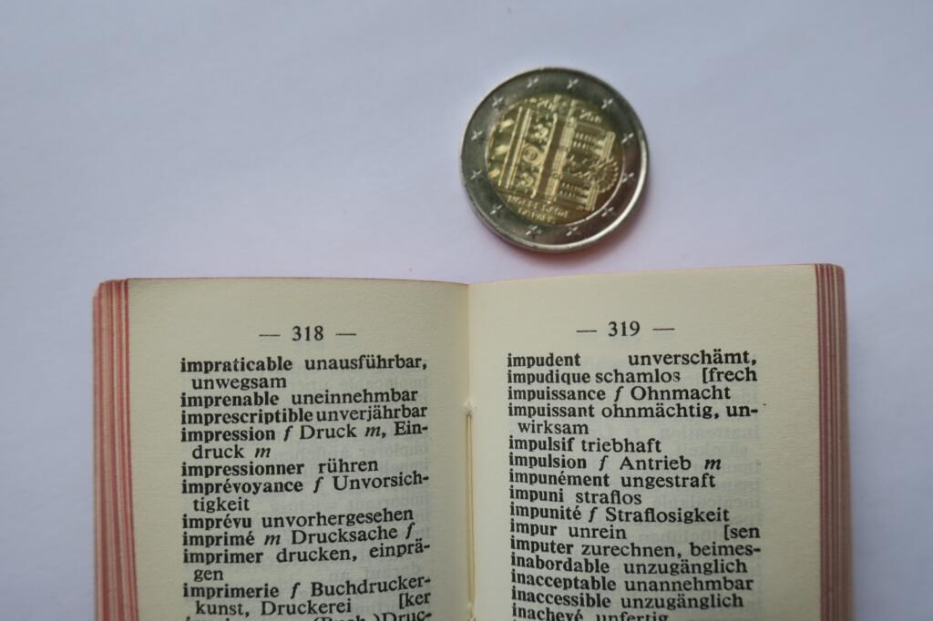 allemand-français & français-allemand dictionnaires Poucet 43 x 60 mm.