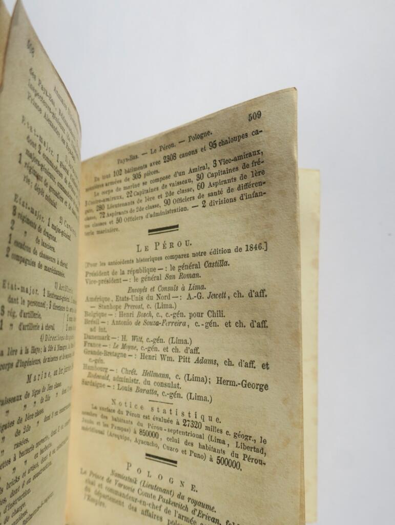 阿尔曼纳克·德·哥达 1847年 Justus Perthes