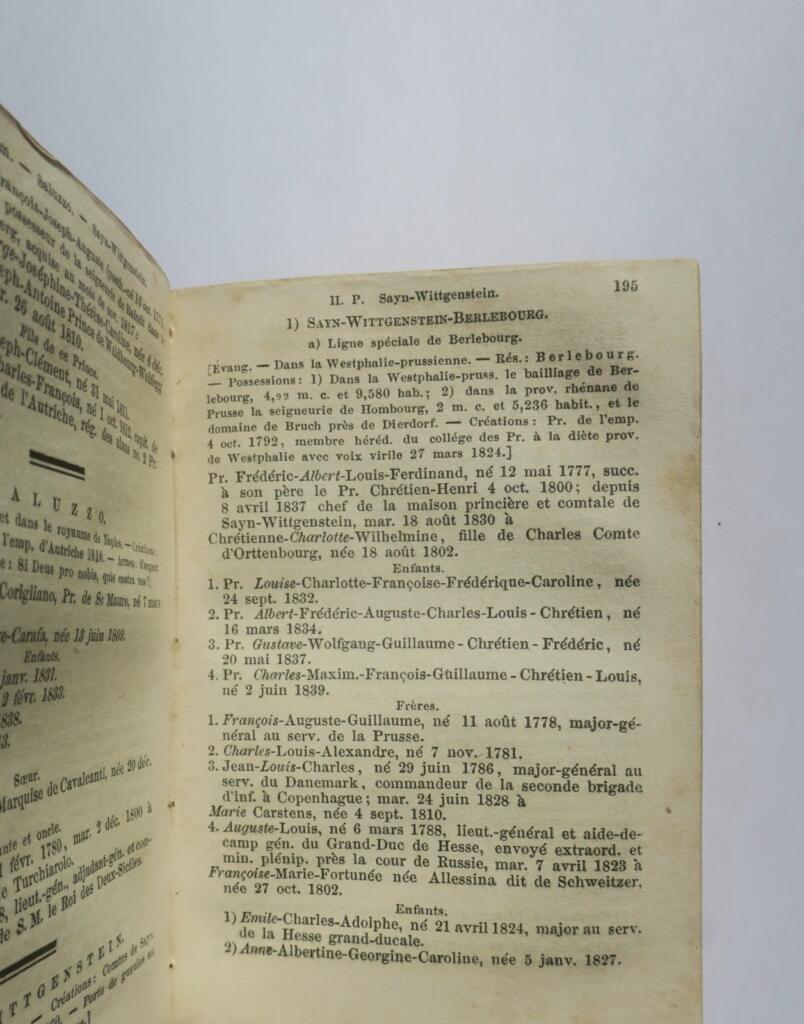 阿尔曼纳克·德·哥达 1847年 Justus Perthes