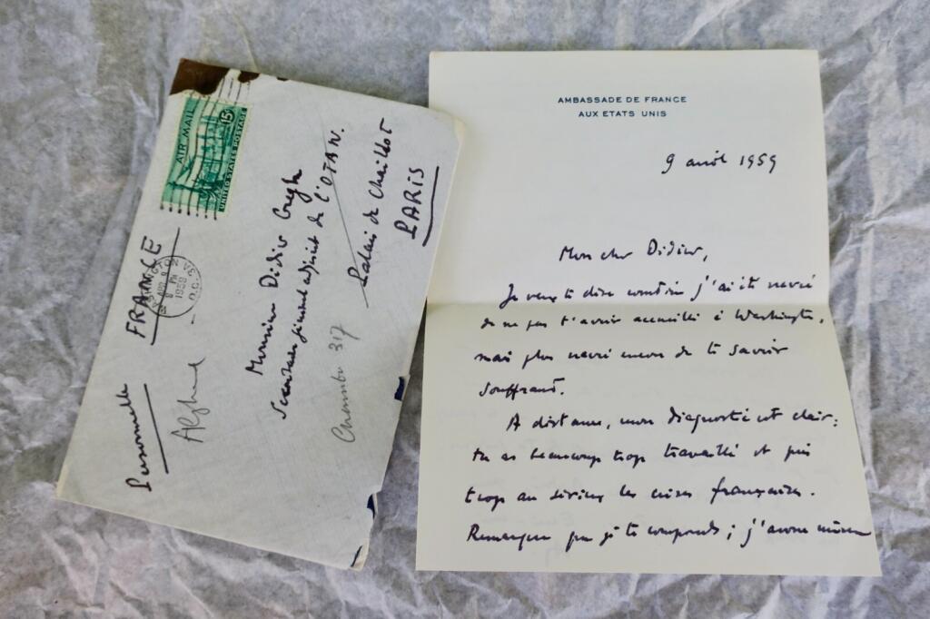 Ambassade der Vereinigten Staaten 1959 Autographenbrief